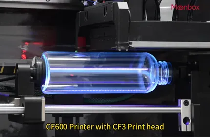 UV printing for transparent bottles